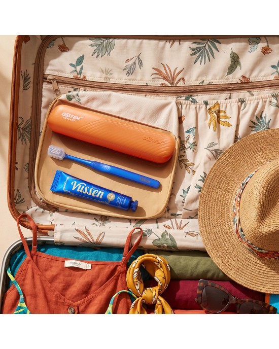 Vussen Travel Kit C | Четка Double-Wide + Vussen C Анти Кариес - Комплекти за път Vussen vussen travel kit c | Четка double-wide + vussen c Анти Кариес, Комплекти за път vussen