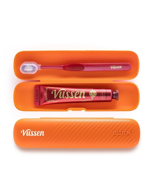 vussen travel kit s | Четка double-wide + vussen s за чувствителни зъби, Комплекти за път vussen