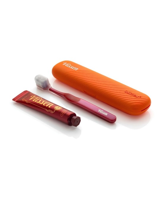 vussen travel kit s | Четка double-wide + vussen s за чувствителни зъби, Комплекти за път vussen